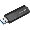 SmartQ C307 Lecteur de Cartes Portable USB 3.0 pour SD, SDHC, SDXC, MicroSD, MicroSDHC, MicroSDXC, avec Design Tout-en-Un avancé
