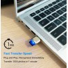 Lecteur de Carte SD, USB C Lecteur de Carte Micro SD, Adaptateur de Lecteur de Carte Mémoire TF, Compatible avec MacBook, Samsun
