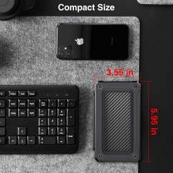 HEIYING Rangement Carte Mémoire pour Cartes SD/TF, Étui de Stockage Portable pour Carte SD Compatible avec 20 SDXC SDHC et 20 TF
