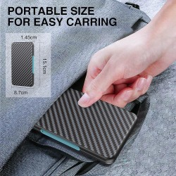 HEIYING Rangement Carte Mémoire pour Cartes SD/TF, Étui de Stockage Portable pour Carte SD Compatible avec 20 SDXC SDHC et 20 TF