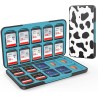 HEIYING Rangement Carte Mémoire pour Cartes SD/TF, Étui de Stockage Portable pour Carte SD Compatible avec 20 SDXC SDHC et 20 TF