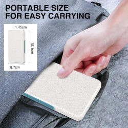 HEIYING Rangement Carte Mémoire pour Cartes SD/TF, Étui de Stockage Portable pour Carte SD Compatible avec 20 SDXC SDHC et 20 TF