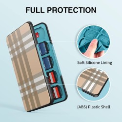 HEIYING Rangement Carte Mémoire pour Cartes SD/TF, Étui de Stockage Portable pour Carte SD Compatible avec 20 SDXC SDHC et 20 TF