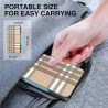 HEIYING Rangement Carte Mémoire pour Cartes SD/TF, Étui de Stockage Portable pour Carte SD Compatible avec 20 SDXC SDHC et 20 TF