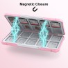 HEIYING Rangement Carte Mémoire pour Cartes SD/TF, Étui de Stockage Portable pour Carte SD Compatible avec 20 SDXC SDHC et 20 TF