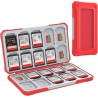 HEIYING Rangement Carte Mémoire pour Cartes SD/TF, Étui de Stockage Portable pour Carte SD Compatible avec 20 SDXC SDHC et 20 TF