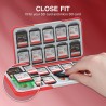 HEIYING Rangement Carte Mémoire pour Cartes SD/TF, Étui de Stockage Portable pour Carte SD Compatible avec 20 SDXC SDHC et 20 TF