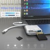 Lecteur de Carte SD pour iPhone & iPad, Adaptateur USB-C & Lightning pour Micro SD/SD, Compatible avec iPhone, iPad, Macbook, Sa