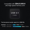 PGYTECH CreateMate Lecteur de Carte Haute Vitesse, 2-en-1 UHS-II SD 4.0/Micro SD Lecteur & Support USB 3.1 Type-C Adaptateur Étu