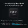 PGYTECH CreateMate Lecteur de Carte Haute Vitesse, 2-en-1 UHS-II SD 4.0/Micro SD Lecteur & Support USB 3.1 Type-C Adaptateur Étu