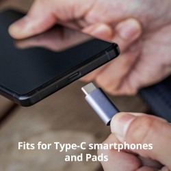 PGYTECH CreateMate Lecteur de Carte Haute Vitesse, 2-en-1 UHS-II SD 4.0/Micro SD Lecteur & Support USB 3.1 Type-C Adaptateur Étu