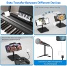 Lecteur de Carte SD pour Phone Pad, Aplimln Adaptateur Carte SD pour Phone 3 en 1 avec Port USB und Double Fente, Adaptateur Mic