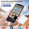 Lecteur de Carte SD pour Phone Pad, Aplimln Adaptateur de Carte SD, Lecteur de Carte mémoire pour Phone avec Double Fente pour M