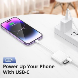 Lecteur de Carte SD pour Phone Pad, Aplimln Adaptateur de Carte SD, Lecteur de Carte mémoire pour Phone avec Double Fente pour M