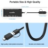 Lecteur de Cartes Multiples USB C USB3.0, SD/TF/CF/Micro SD/XD/MS Lecteur de Cartes mémoire 7 en 1/Adaptateur/Hub pour Cartes SD