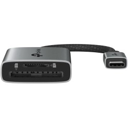 TP-Link Lecteur de Carte mémoire SD, USB C vers SD et microSD jusqu'à 2 to, USB 3.0, UHS-I 200 Mo/s, Lecture et écriture simulta