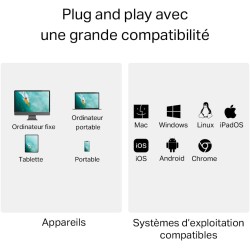 TP-Link Lecteur de Carte mémoire SD, USB C vers SD et microSD jusqu'à 2 to, USB 3.0, UHS-I 200 Mo/s, Lecture et écriture simulta