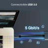 TP-Link Lecteur de Carte mémoire SD, USB C vers SD et microSD jusqu'à 2 to, USB 3.0, UHS-I 200 Mo/s, Lecture et écriture simulta