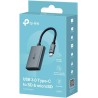 TP-Link Lecteur de Carte mémoire SD, USB C vers SD et microSD jusqu'à 2 to, USB 3.0, UHS-I 200 Mo/s, Lecture et écriture simulta