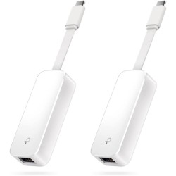TP-Link Adaptateur USB C vers Ethernet Gigabit UE300C, RJ45 Réseau 1Gbps, Compatible avec Windows 11, MacOS, Chrome OS, Linux, M