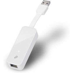TP-Link UE300 Adaptateur USB vers Ethernet Gigabit 1000Mbps, USB 3.0 vers RJ45 Adaptateur Réseau, Conception Pliable et Portable