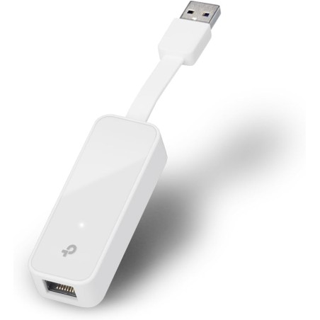 TP-Link UE300 Adaptateur USB vers Ethernet Gigabit 1000Mbps, USB 3.0 vers RJ45 Adaptateur Réseau, Conception Pliable et Portable