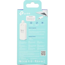 TP-Link UE300 Adaptateur USB vers Ethernet Gigabit 1000Mbps, USB 3.0 vers RJ45 Adaptateur Réseau, Conception Pliable et Portable