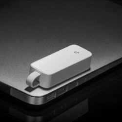 TP-Link UE300 Adaptateur USB vers Ethernet Gigabit 1000Mbps, USB 3.0 vers RJ45 Adaptateur Réseau, Conception Pliable et Portable