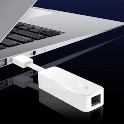 TP-Link UE300 Adaptateur USB vers Ethernet Gigabit 1000Mbps, USB 3.0 vers RJ45 Adaptateur Réseau, Conception Pliable et Portable