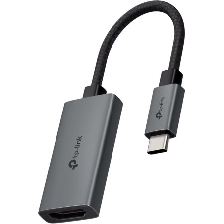 TP-Link UA520C Câble USB C vers HDMI 4K 60 Hz, câble tressé de 10 cm de Long, Plug & Play, Prend en Charge macOS, Windows, iPadO
