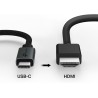 TP-Link UA520C Câble USB C vers HDMI 4K 60 Hz, câble tressé de 10 cm de Long, Plug & Play, Prend en Charge macOS, Windows, iPadO