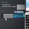 TP-Link UH7020C Hub USB C PD100W, 4K 60Hz HDMI, 1× USB C, 2× USB A, Cartes SD et microSD jusqu'à 200 Mo/s, Compatible avec MacOS