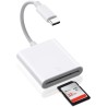 AXFEE USB C Lecteur de Carte SD, Adaptateur Micro SD vers Type C OTG, Adaptateur Carte de Caméra SD pour Cartes SDHC SDXC TF Com