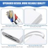 AXFEE 2en1 USB C Lecteur de Carte SD, Adaptateur Micro SD vers Type C OTG, Adaptateur Carte de Caméra SD pour Cartes SDHC SDXC T