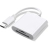 AXFEE 2en1 USB C Lecteur de Carte SD, Adaptateur Micro SD vers Type C OTG, Adaptateur Carte de Caméra SD pour Cartes SDHC SDXC T