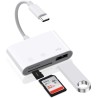 AXFEE 3en1 USB C Lecteur de Carte SD, Adaptateur Micro SD vers Type C OTG, Adaptateur Carte de Caméra SD pour Cartes SDHC SDXC T
