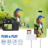 AXFEE 3en1 USB C Lecteur de Carte SD, Adaptateur Micro SD vers Type C OTG, Adaptateur Carte de Caméra SD pour Cartes SDHC SDXC T