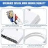 AXFEE 4en1 USB C Lecteur de Carte SD, Adaptateur Micro SD vers Type C OTG, Adaptateur Carte de Caméra SD pour Cartes SDHC SDXC T