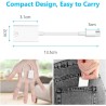 AXFEE USB C Lecteur de Carte SD, Adaptateur Micro SD vers Type C OTG, Adaptateur Carte de Caméra SD pour Cartes SDHC SDXC TF Com