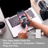 Lecteur de Carte mémoire 5en1, Adaptateur OTG pour iPhone/iPad, appareils USB C et USB A avec emplacements pour Carte Micro SD e