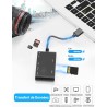 USB-A Belgian ID Card Reader - Lecteur Carte Identité Belge, ID, TF, SD, MMC, SIM, M2, Memory Stick Pro Duo -Prend en Charge Les