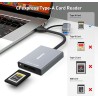 BENFEI CFexpress Lecteur de Cartes Type A avec USB 3.2 (Gen 2) 10 Gbit/s, USB-C et USB-A 2 en 1 Type A CFexpress, Compatible ave