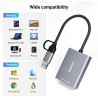 BENFEI CFexpress Lecteur de Cartes Type A avec USB 3.2 (Gen 2) 10 Gbit/s, USB-C et USB-A 2 en 1 Type A CFexpress, Compatible ave