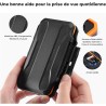 K&F CONCEPT Boîte Carte Mémoire Étanche pour 12 Cartes SD et 24 Micro SD (TF) – Étui Rigide Antichoc en ABS, Rangement Compact e