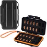 K&F Concept Étuis Cartes Mémoire pour 28 Cartes Micro SD (TF) Boite Protecteur Étanche Résistant aux Chocs Léger Portable