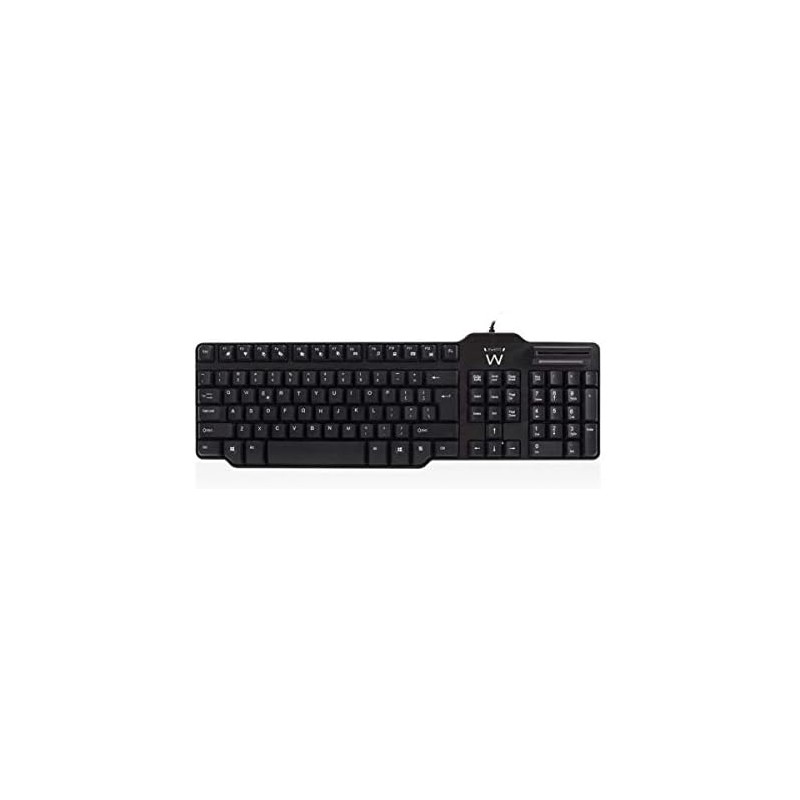 Ewent EW3251 clavier USB Anglais, Italien Noir - Claviers (Standard, Avec fil, USB, Clavier mécanique, Noir)