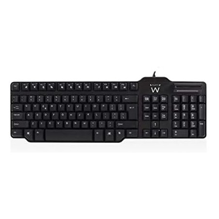 Ewent EW3251 clavier USB Anglais, Italien Noir - Claviers (Standard, Avec fil, USB, Clavier mécanique, Noir)
