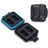 JJC Boîte de rangement pour cartes mémoire - 4 CFexpress Type A et 8 Micro SD/SDXC/SDHC - Résistante à l'eau et aux chocs - Port