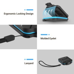 JJC Étui pour Cartes SD/SDXC/SDHC et Micro SD/SDXC/SDHC TF - 12 Emplacements, Boîte Résistante à l'Eau, Antichoc