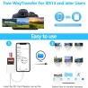 Lecteur Carte SD iPhone, 2 en 1 Lightning to SD Card Reader, Adaptateur iPhone Carte SD, Adaptateur C/Arte S/D i-Phone, Lecteur 